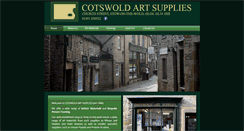 Desktop Screenshot of cotswoldartsupplies.com